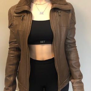Michael Kors Leather Jacket